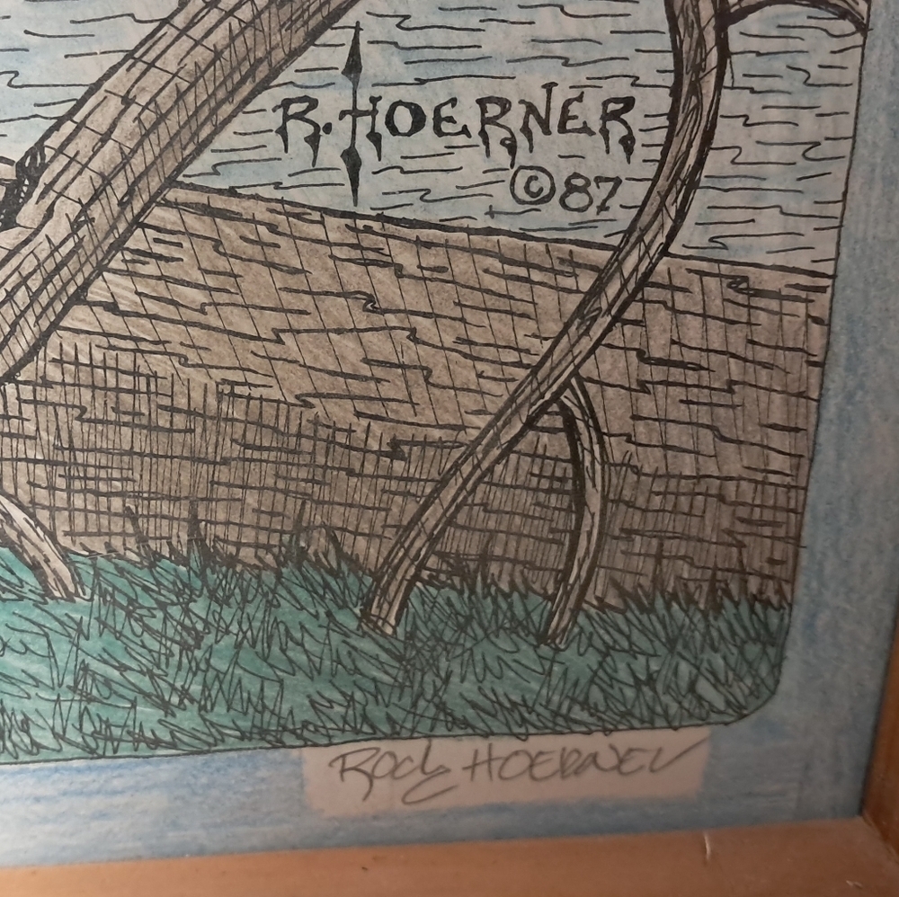 Signed And Framed 1987 "Beaver Feaver" Print - Picture 3 of 8